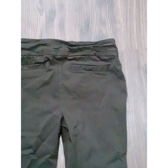 Carolina Belle Montreal Pant Women's Size 8  Elastic Waist Brown Pull On Cropped - Picture 7 of 7